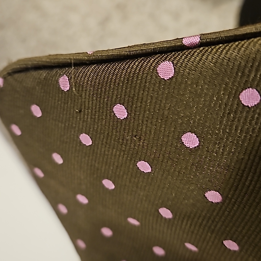 J. Crew 100% silk polka dot purse - Picture 5 of 6